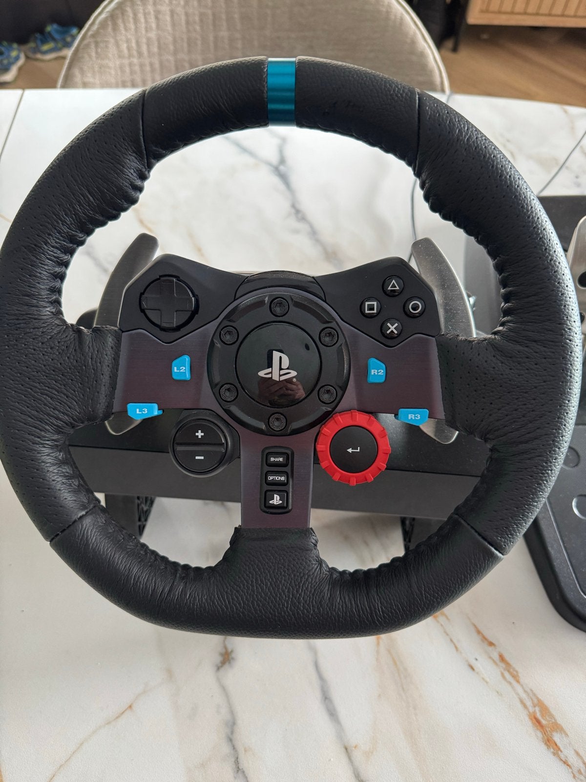 Logitech G29 racestuur met pedalen en shifter voor PlayStati, Ophalen, Gebruikt, Stuur of Pedalen, PlayStation 3