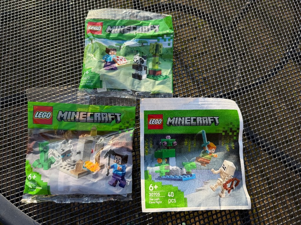 Lego 30705 + 30647 + 30672 Minecraft 3 stuks Nieuw, Ophalen, Minecraft, Lego, Nieuw