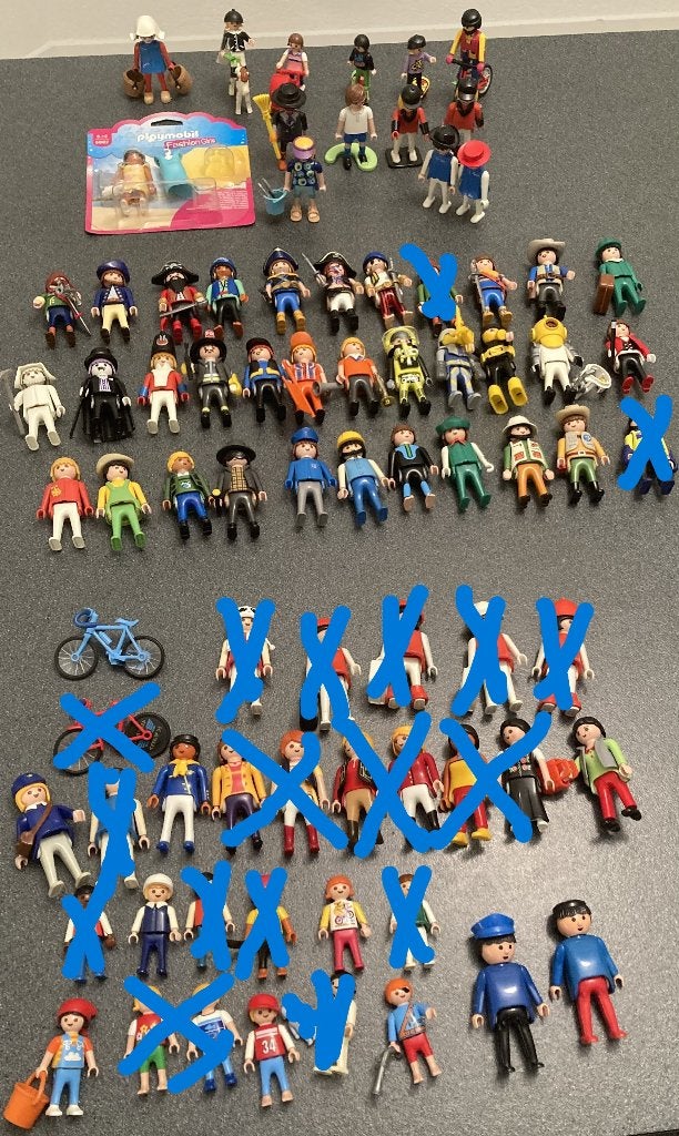 Playmobil veel poppetjes met/zonder extra's, Ophalen of Verzenden, Zo goed als nieuw, Losse onderdelen