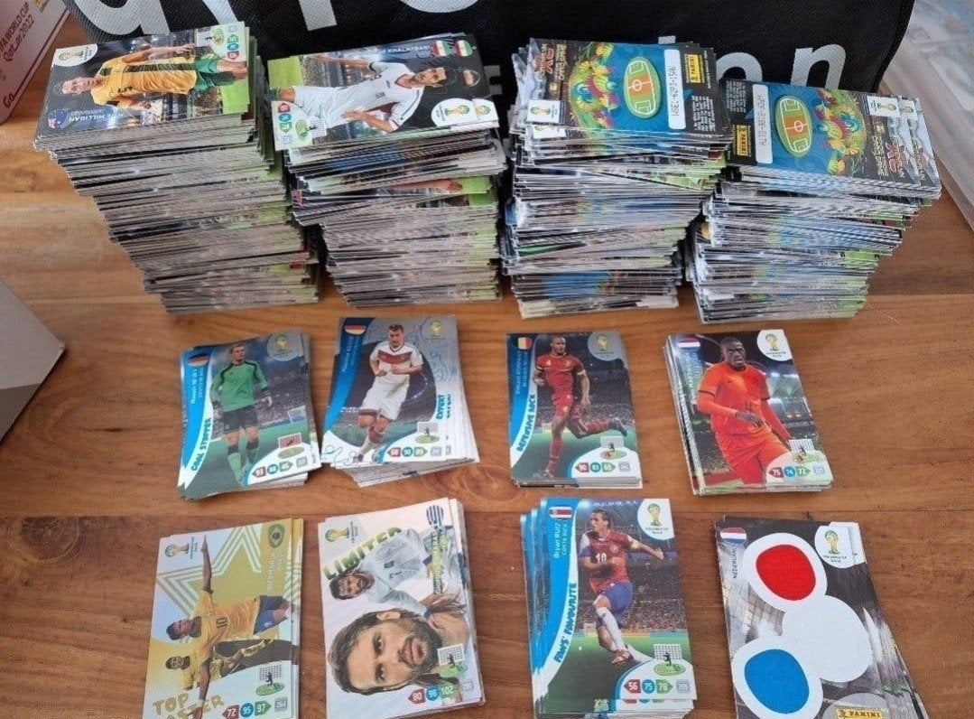 Panini Adrenalyn XL WK 2014 (VEEL INDIVIDUELE KAARTEN), Ophalen of Verzenden, Zo goed als nieuw, Meerdere kaarten