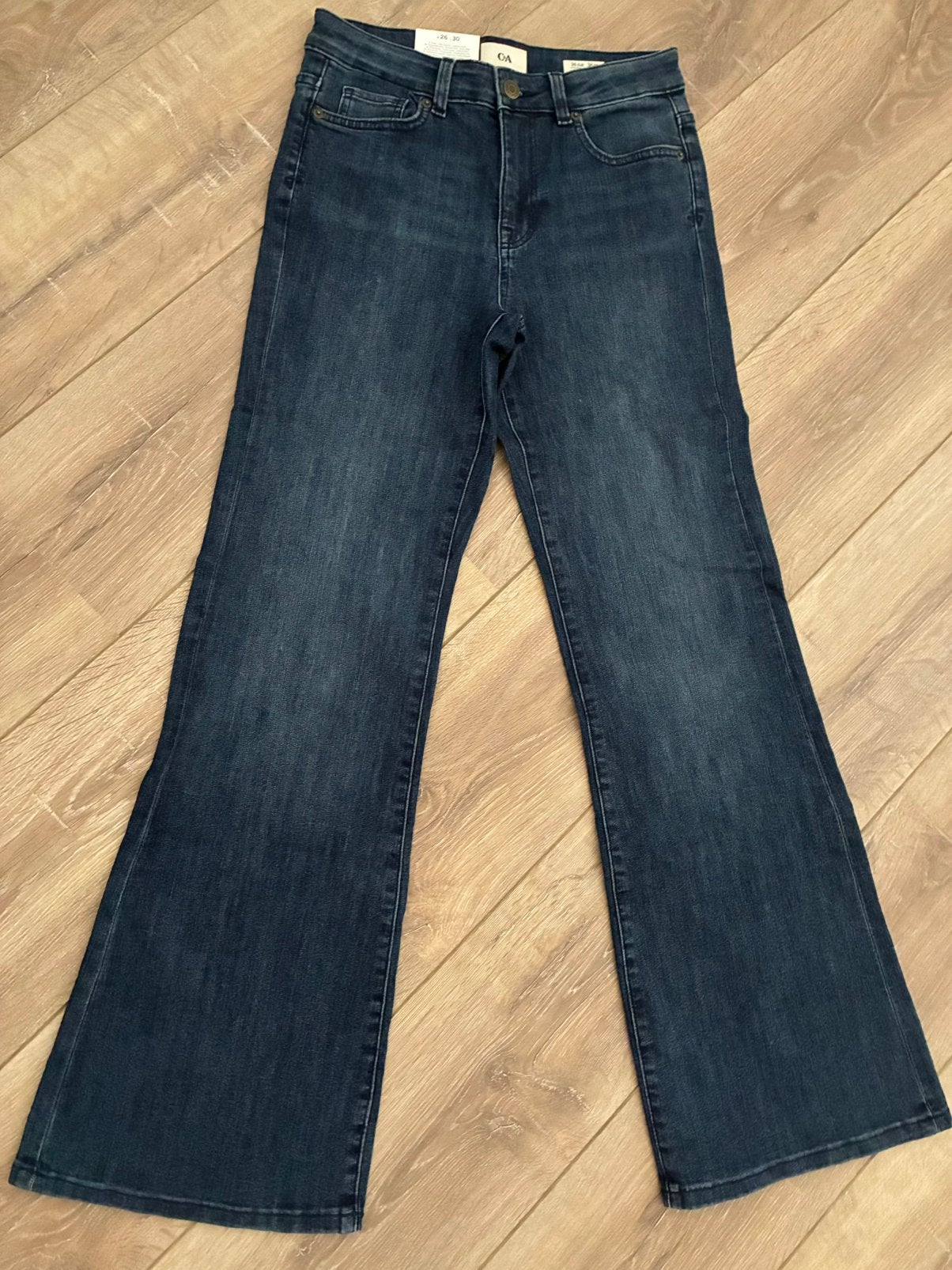 Jeans flared maat 36, Kleding | Dames, Verzenden, Nieuw, Blauw, W27 (confectie 34) of kleiner