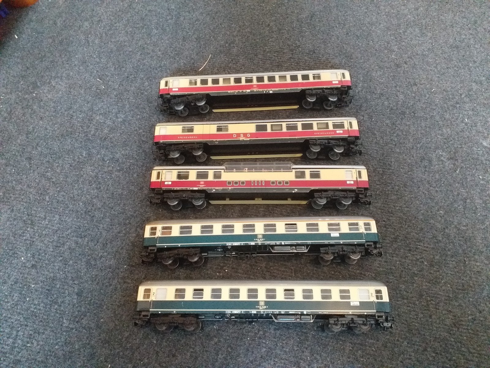 Märklin IC rijtuigen, Wisselstroom, Gebruikt, Wagon, Ophalen of Verzenden