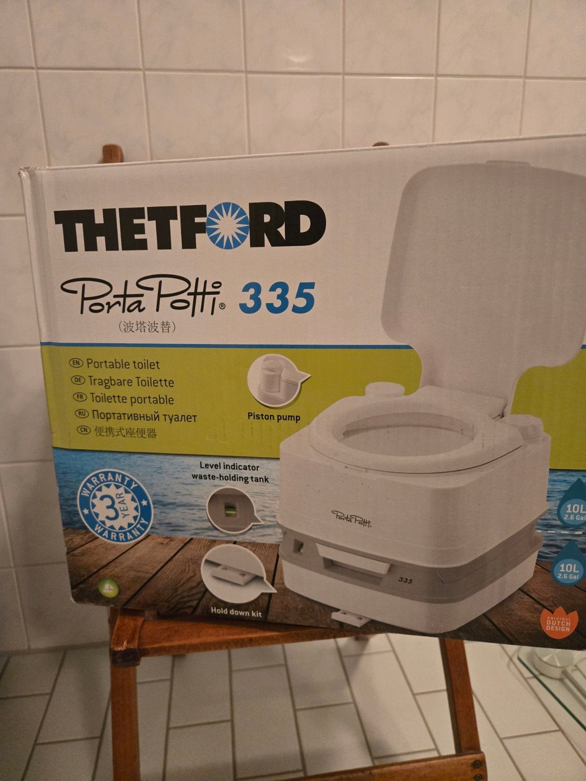 Thetford Porta Potti 335 Draagbaar Toilet Nieuw, Ophalen of Verzenden, Nieuw