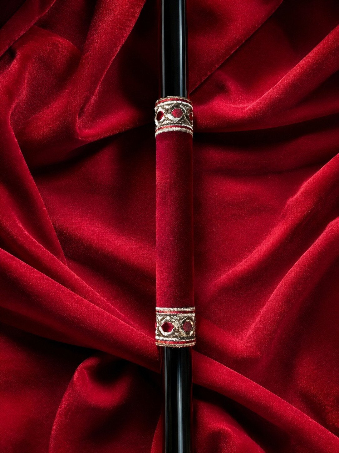 Luxe Sinterklaas staf handvat - Bram Band, Ophalen of Verzenden, Nieuw