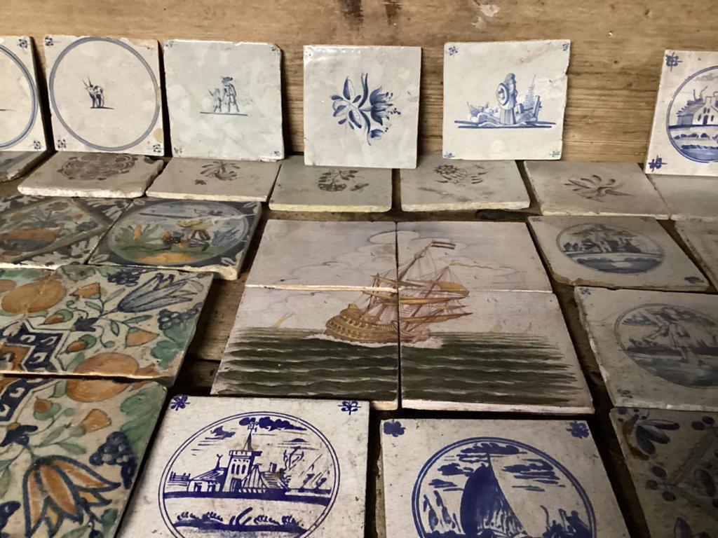 Antieke tegels, Antiek en Kunst, Ophalen