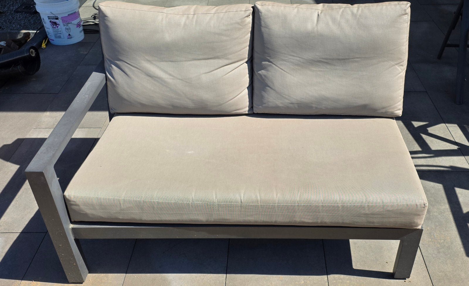Lounge bank Timber, Gebruikt, Aluminium, Bank, Ophalen