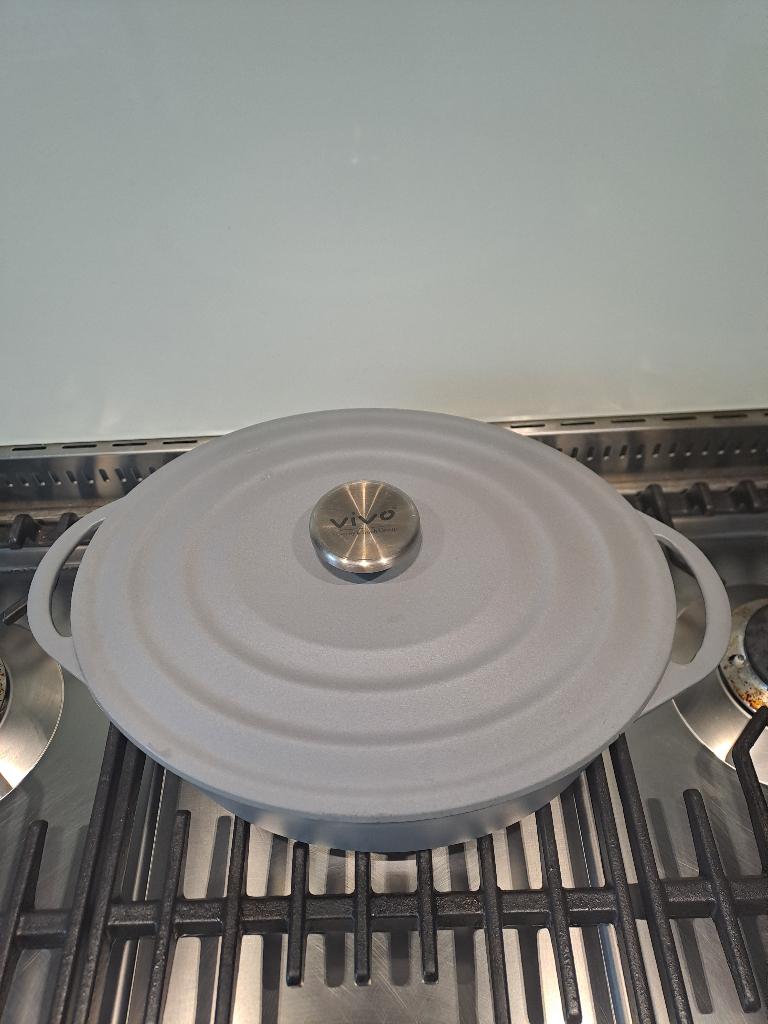 Vivo Villeroy & Boch group braadpan, Ophalen, Gietijzer, Zo goed als nieuw, Keramische plaat