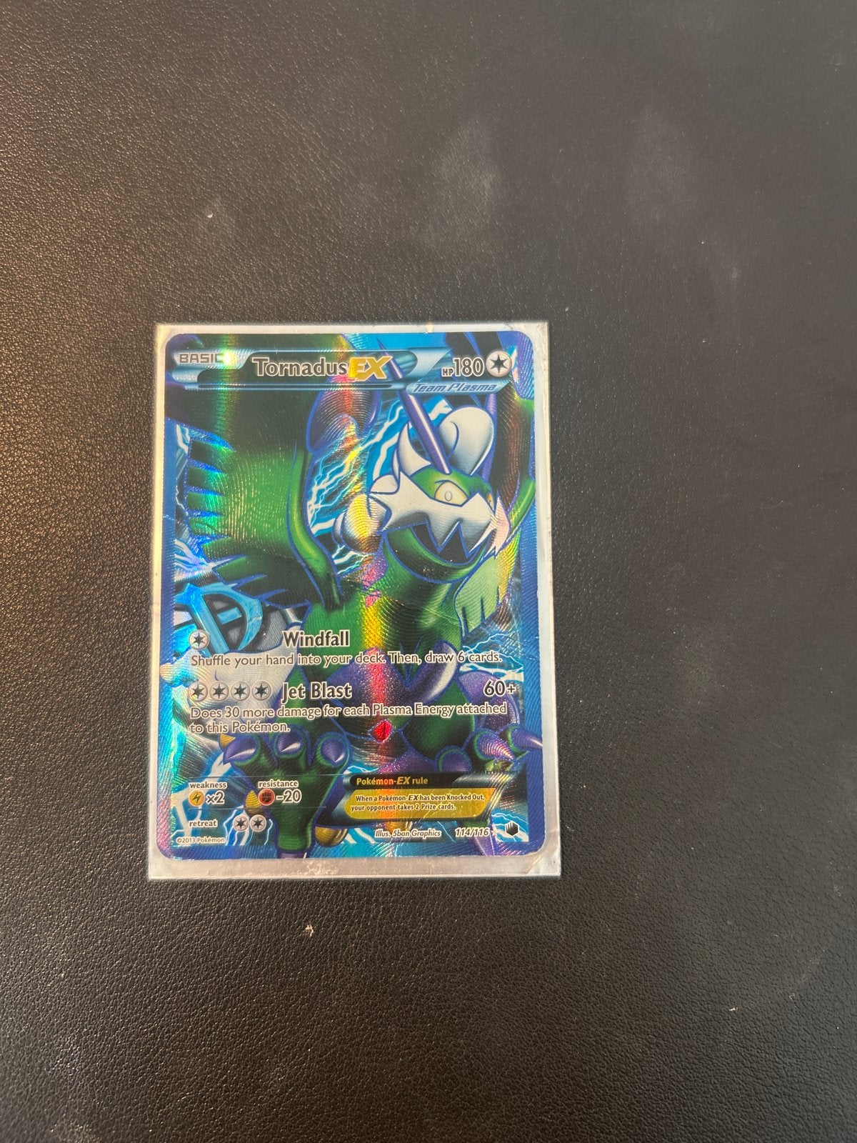 Tornadus EX Pokémon Kaart - Basic 180 HP, Ophalen of Verzenden, Gebruikt, Losse kaart