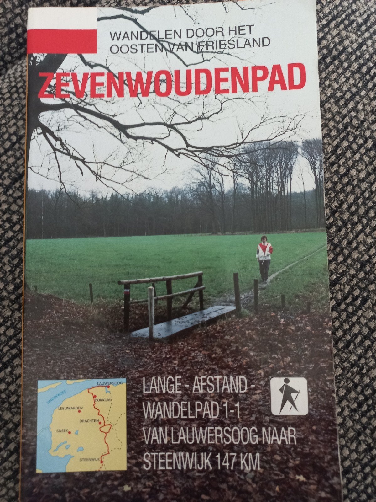 Wandelgids Zevenwoudenpad Friesland LAW 1-1, Boeken, Reisgidsen, Fiets- of Wandelgids, Stichting LAW, Ophalen of Verzenden, Benelux