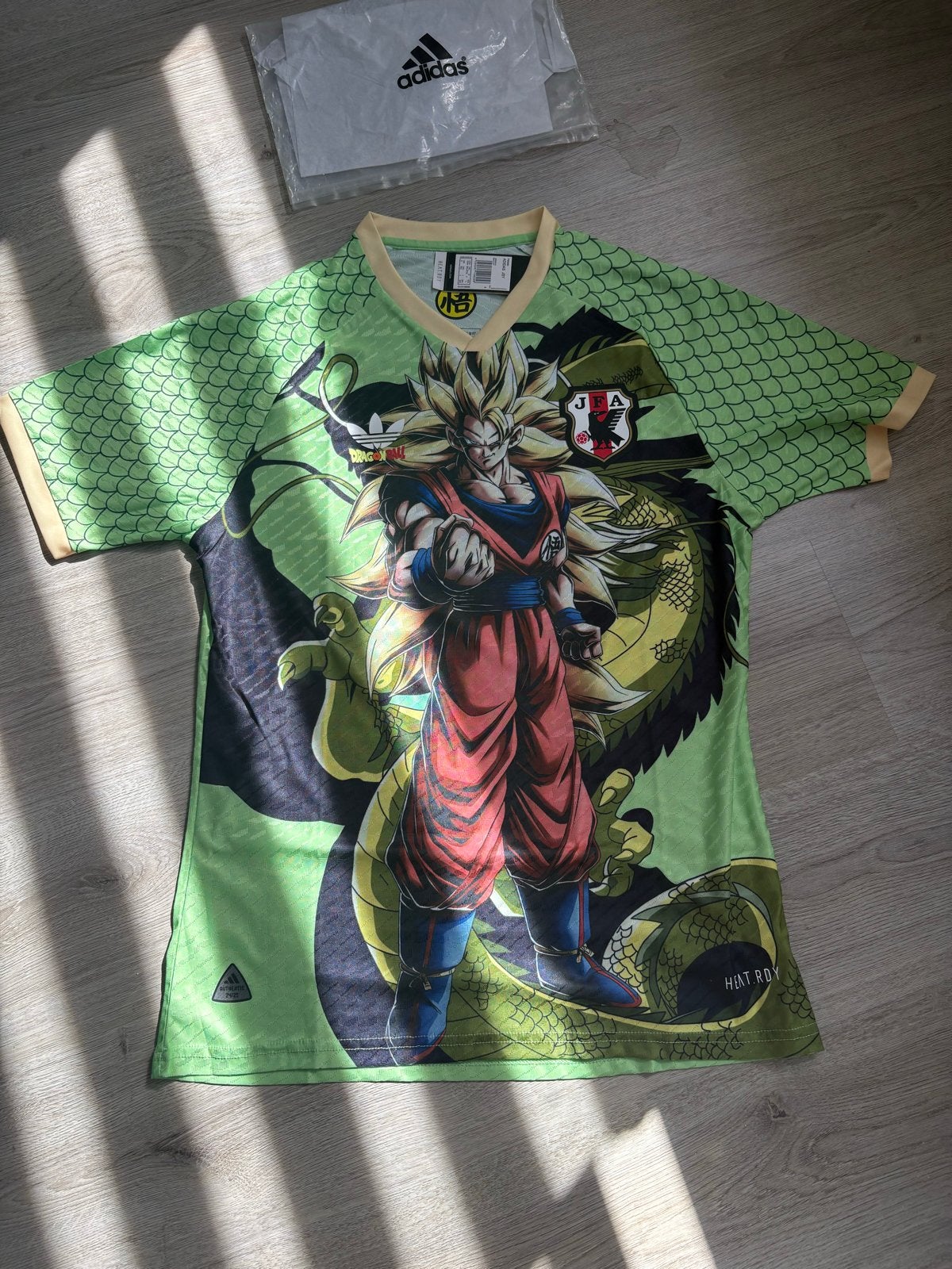 Adidas Dragon Ball Z Goku Super Saiyan 3 T-shirt, Ophalen of Verzenden, Nieuw, Maat 56/58 (XL), Groen