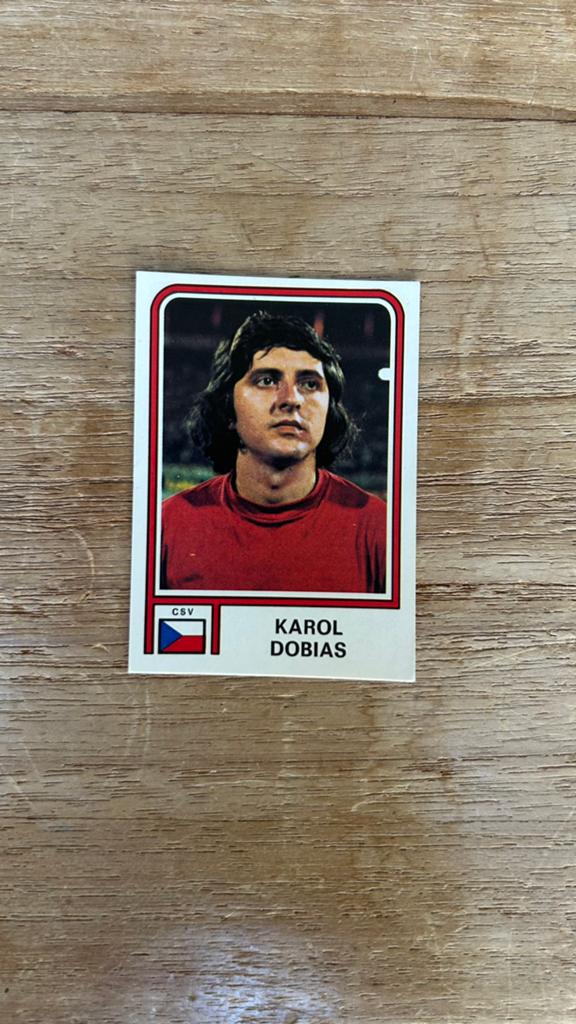 Panini Argentina 78 plaatje Karol Dobias WK 78, Verzenden, Zo goed als nieuw, Sticker
