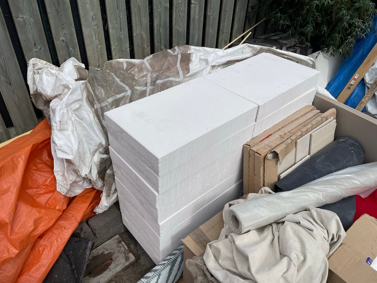 18 cellenbeton blokken - 60x40x10, Doe-het-zelf en Verbouw, Ophalen, Nieuw, Beton