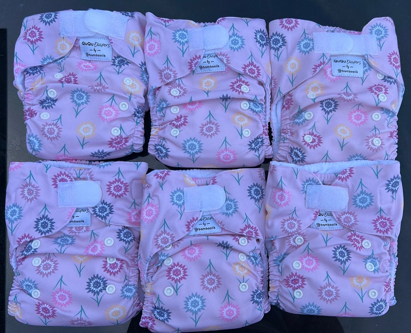 Pocketluiers wasbare luiers - 6 stuks fleece, Kinderen en Baby's, Badjes en Verzorging, Zo goed als nieuw, Overige typen, Ophalen of Verzenden