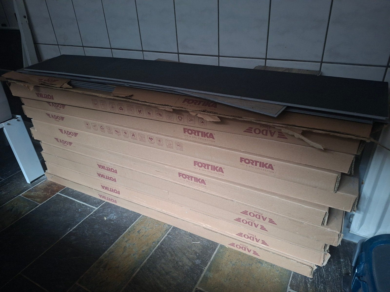 Fotika Klik PVC Vloer met Ondervloerlaag - Nieuw (ca. 16m²), Ophalen, Kunststof, 50 tot 150 cm, Overige typen