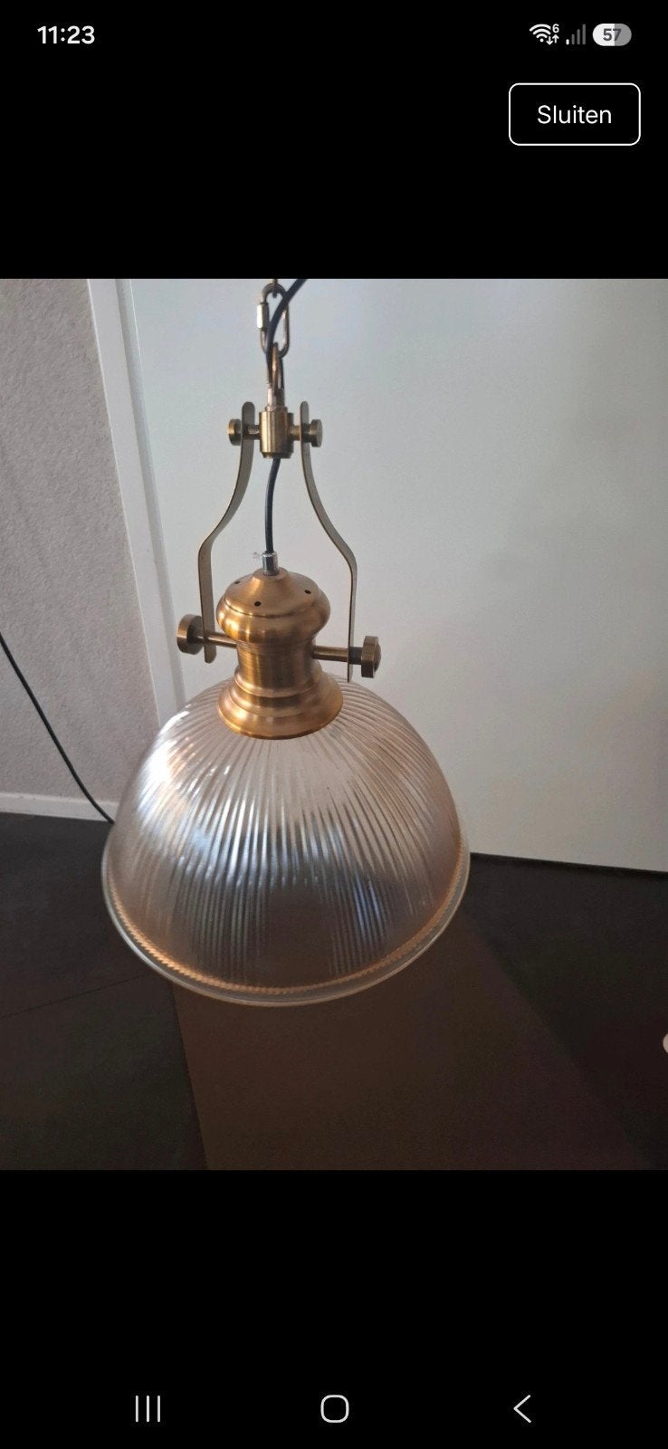 industriële hanglamp, Ophalen of Verzenden