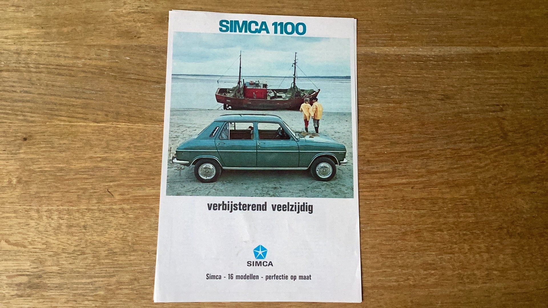 Simca 1100 leaflet - Verbijsterend veelzijdig, Ophalen of Verzenden, Gelezen, Overige merken