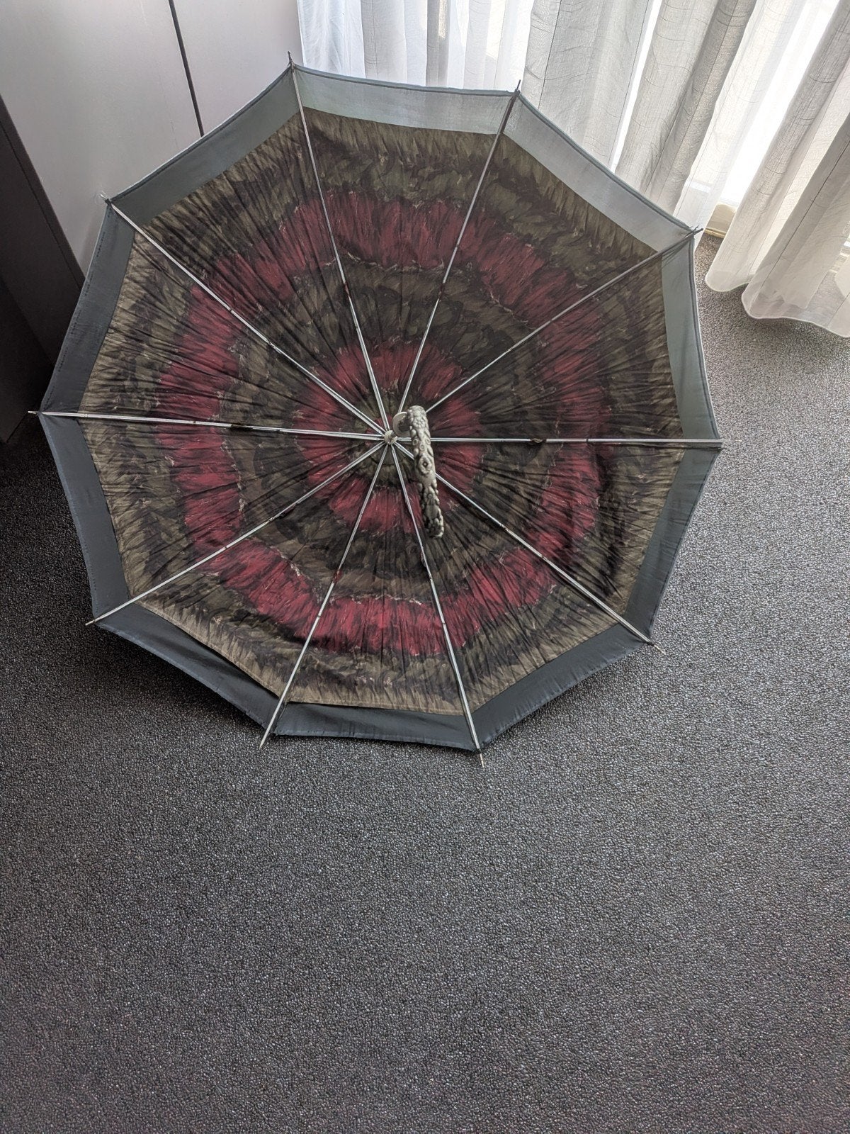 Brocante vintage paraplu jaren 50, Ophalen of Verzenden