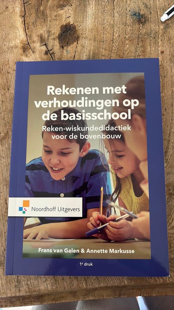 Rekenen met verhoudingen op de basisschool, Boeken, Ophalen, Zo goed als nieuw