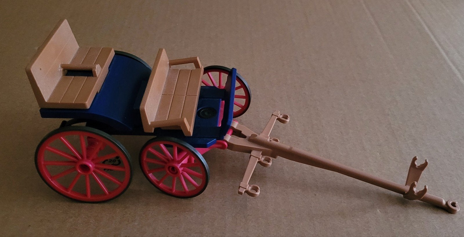 Kleine playmobil koets, rijtuig, Ophalen of Verzenden, Gebruikt