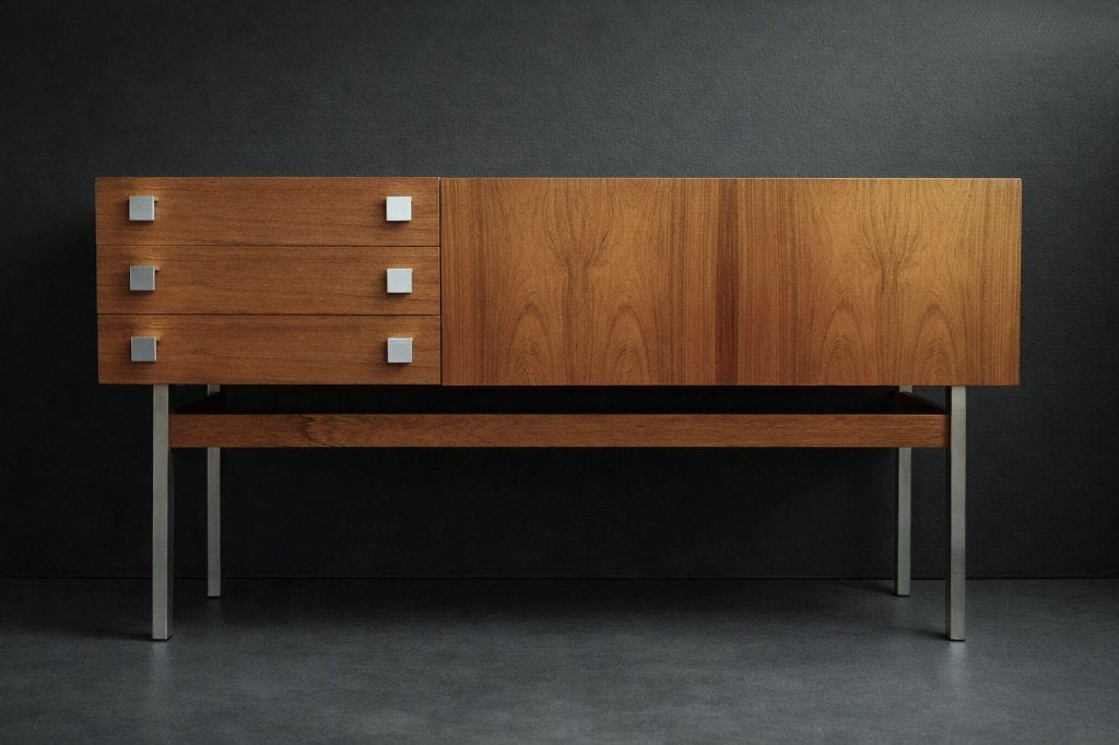 Alfred Hendrickx voor Belform ( 1950 ) - Sideboard, Ophalen, Gebruikt, Minder dan 150 cm, Minder dan 100 cm
