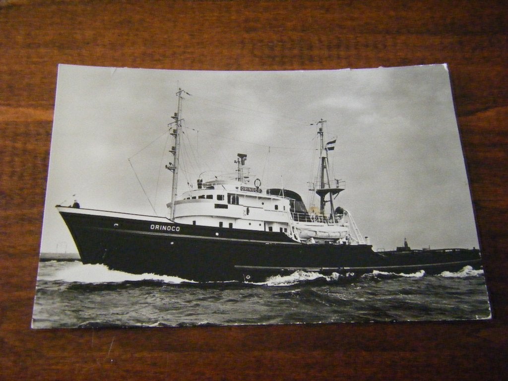 J41 - Schip - Sleepboot Orinoco - Mooi/Oud, Ophalen of Verzenden, Gebruikt, Kaart, Foto of Prent