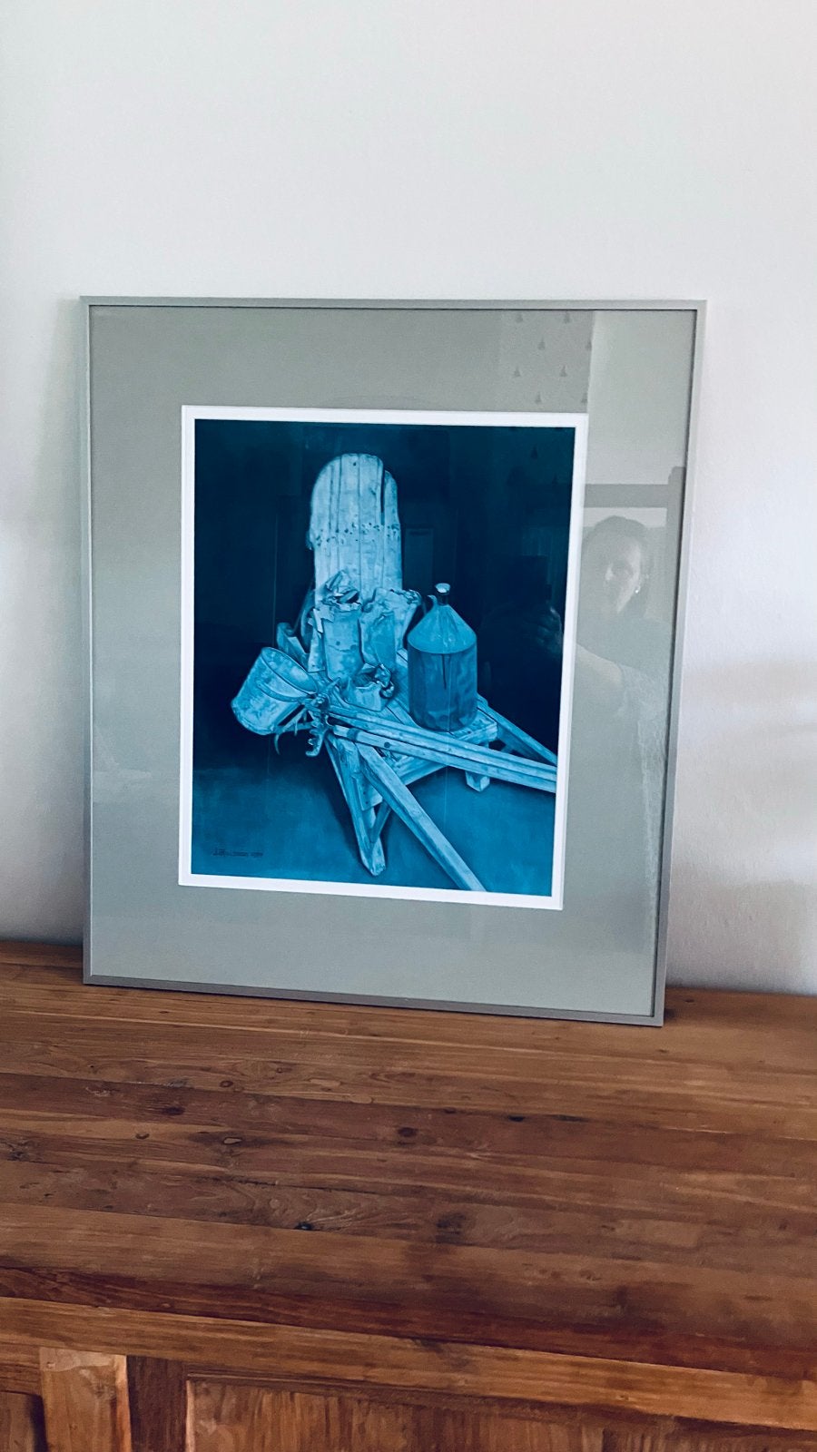 Stilleven van J. Huisman, 1977 - Ingelijst, Ophalen, Gedateerd, Realistisch, Stilleven