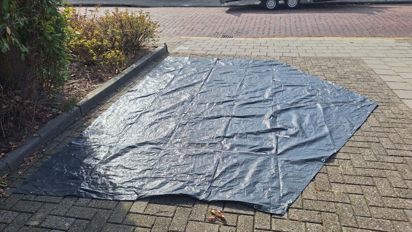 Partytent 4x6m grijs semi professioneel, Ophalen, Opvouwbaar, Partytent, 2 meter of meer