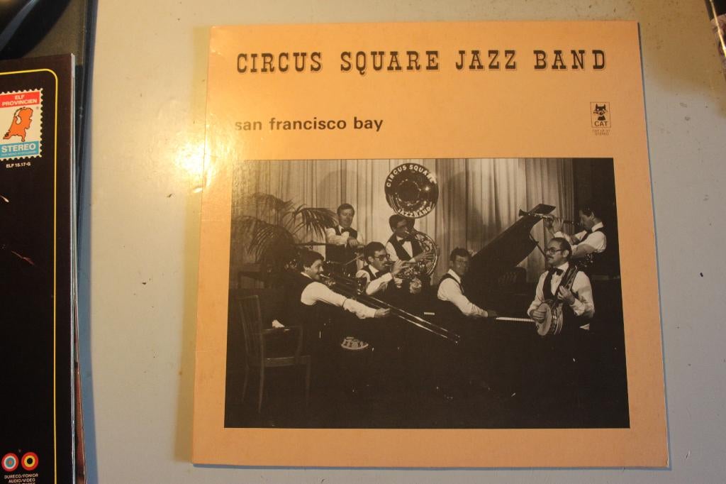 500f - lp - circus square jazz band - san francisco bay, Ophalen of Verzenden, Gebruikt, 12 inch