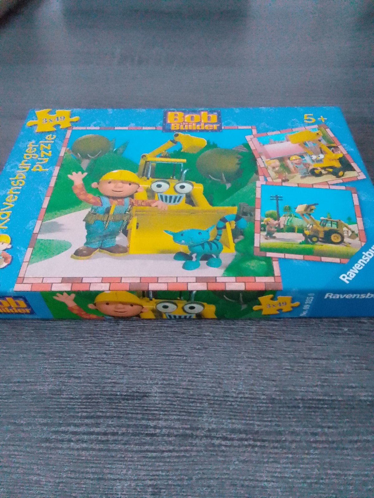 Ravensburger Bob de Bouwer Puzzel 3x 49 stukjes, Ophalen, Minder dan 500 stukjes, Gebruikt, Legpuzzel