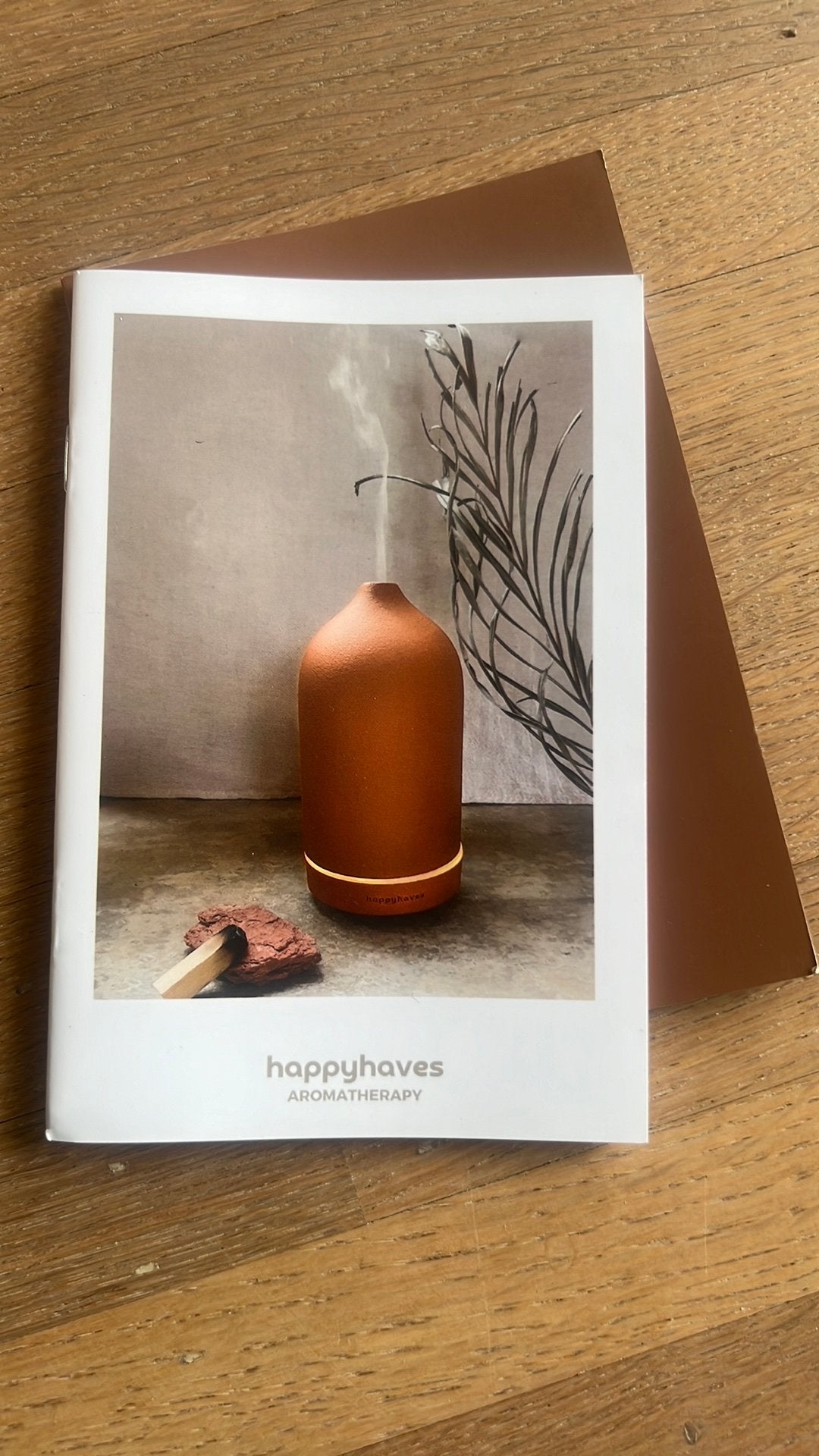 Happyhaves Earth Diffuser - Aromatherapie, Huis en Inrichting, Nieuw, Ophalen of Verzenden, Steen/keramiek, Oranje