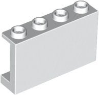 Lego Paneel 1x4x2 wit 4 stuks nieuw, Ophalen of Verzenden, Nieuw, Losse stenen, Lego