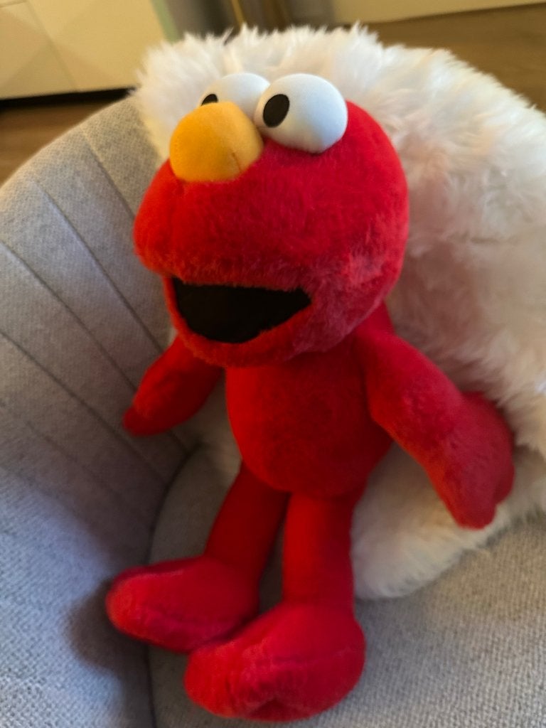 Elmo knuffel, Kinderen en Baby's, Ophalen of Verzenden, Zo goed als nieuw, Overige typen