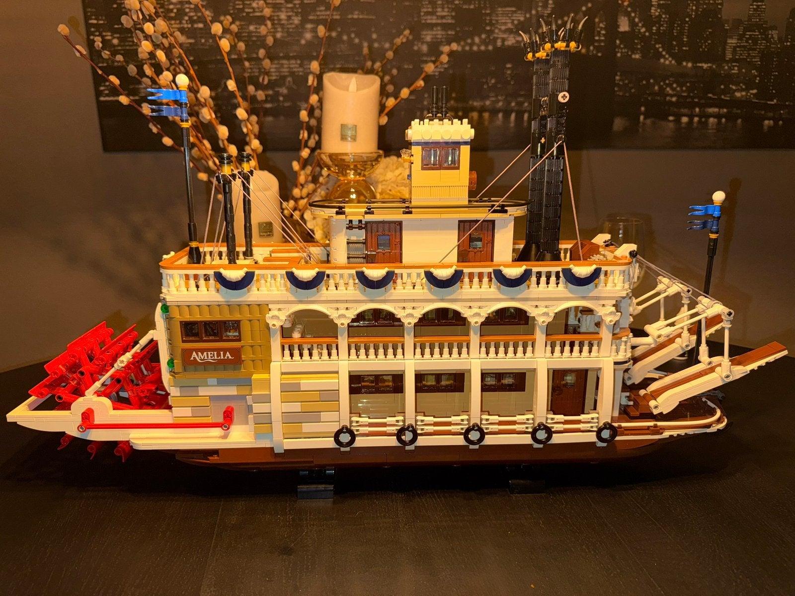 Lego - Radarboot stoomboot - 21356, Ophalen of Verzenden, Zo goed als nieuw