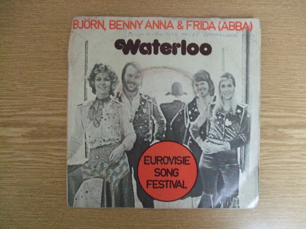 ABBA     WATERLOO / WATCH OUT, Cd's en Dvd's, 7 inch, Ophalen of Verzenden, Zo goed als nieuw, Pop