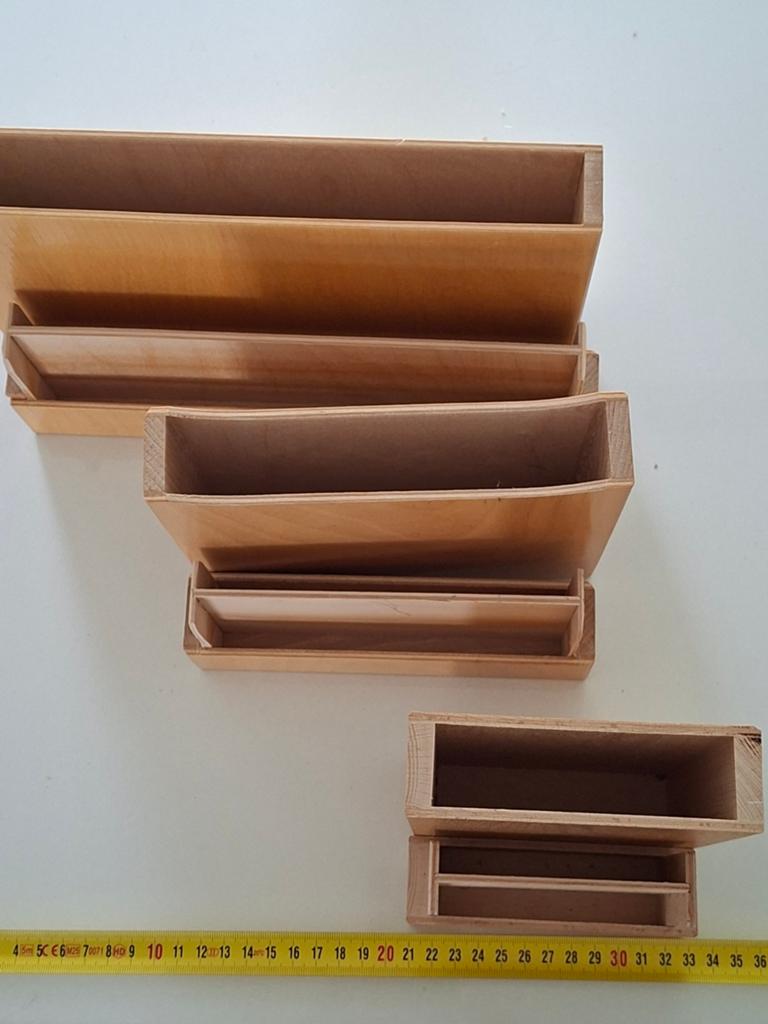 Houten potlood opbergbox - Handige opberger, Gebruikt, Overige thema's, Gereedschap of Toebehoren, Overige merken