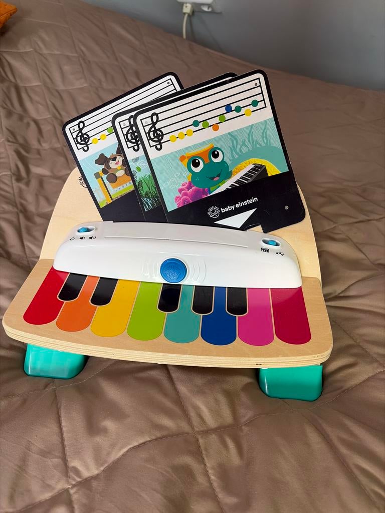 Baby Einstein Hape Magic Touch Piano - Zo goed als nieuw, Ophalen of Verzenden, Zo goed als nieuw, Overige typen, Met geluid