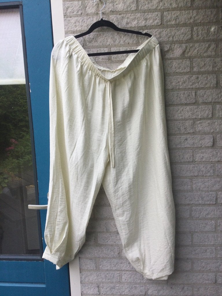 Leuke wijde gebroken witte POFBROEK, NIEUW, mt 4XL(42-48), Wit, Maat 42/44 (L), Nieuw, Ophalen of Verzenden