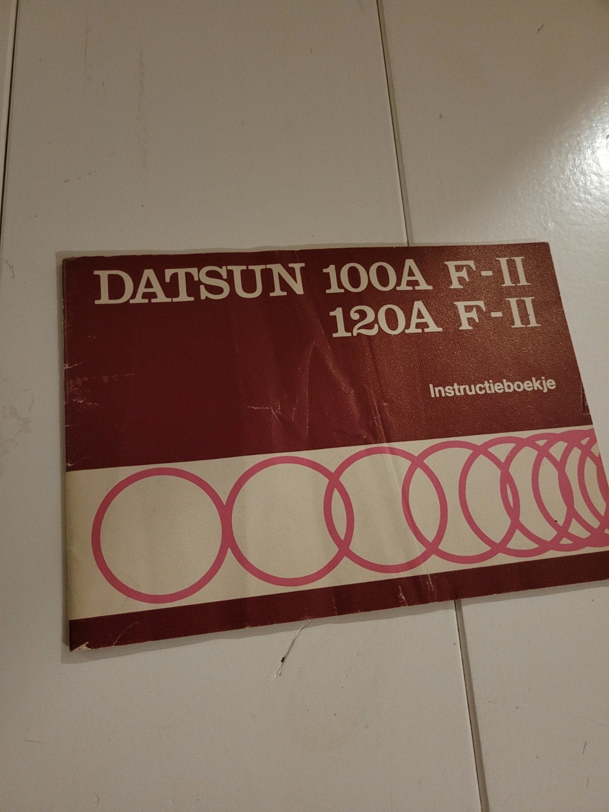 Datsun 100A F-II 120A F-II Instructieboekje, Ophalen of Verzenden