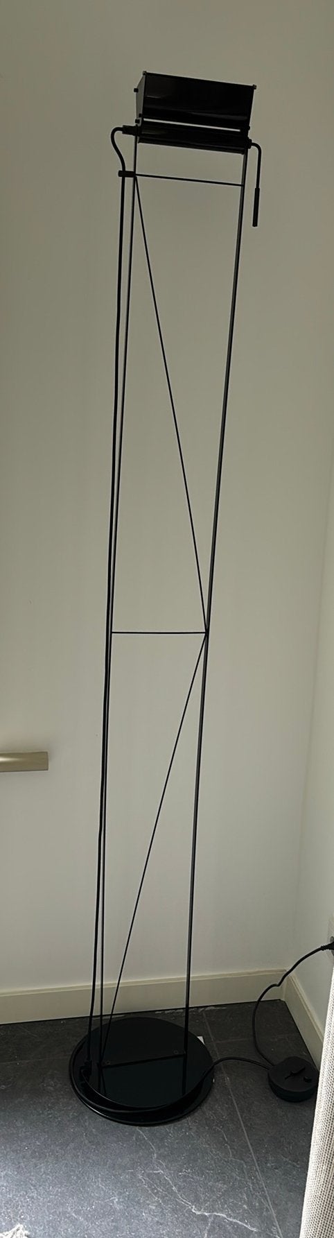 Lumina Opus Terra lamp zwart - Italiaans design 1980’s, Ophalen, Gebruikt, 150 tot 200 cm