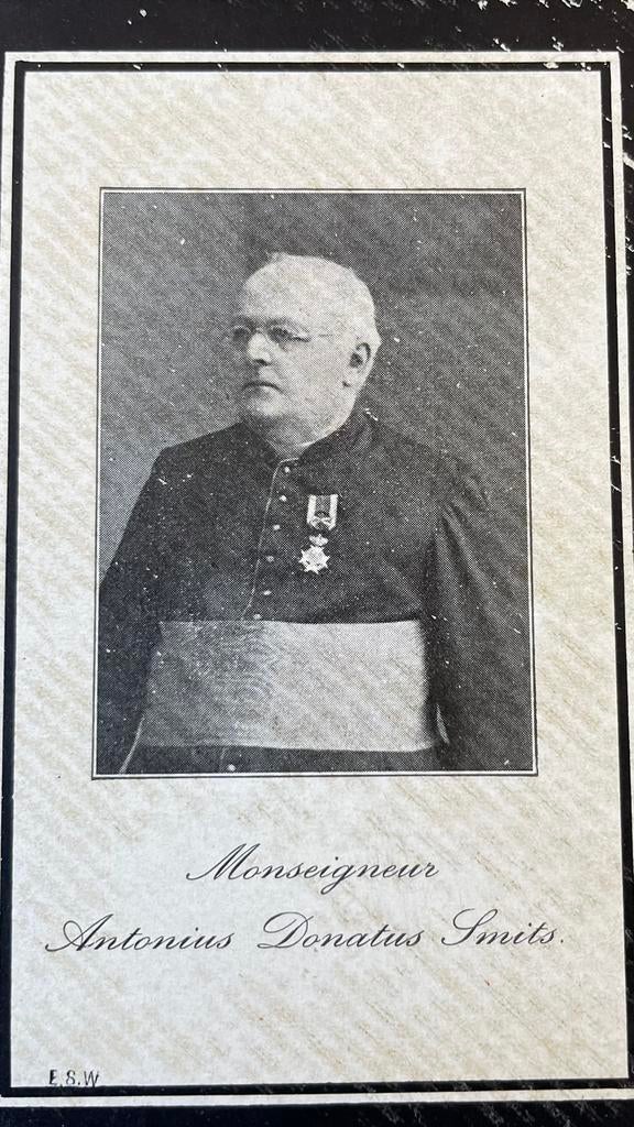 Mgr Antonius Donatus Smits Reek 1832, Ophalen of Verzenden