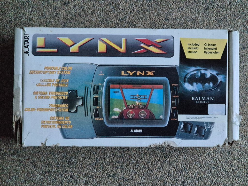ATARI LYNX & BATMAN returns, Spelcomputers en Games, Ophalen of Verzenden, Zonder controller, Atari Lynx, Gebruikt