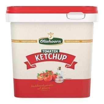 Oliehoorn Tomatenketchup emmer 2.5 Liter, Ophalen of Verzenden