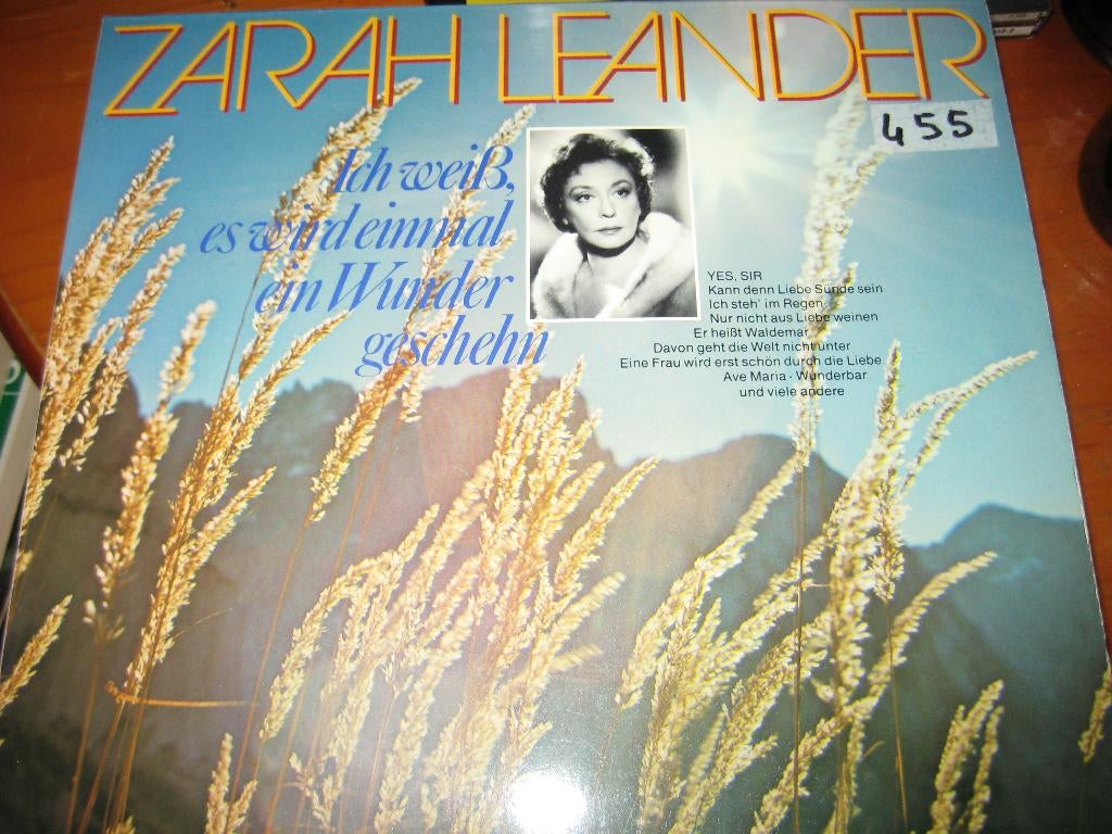 2 LPs, Zarah Leander: Ich weiß, es wird einmal ein Wunder, Ophalen of Verzenden, Zo goed als nieuw, 12 inch