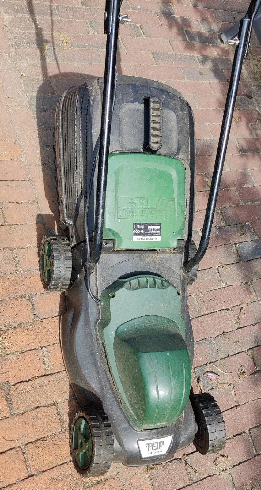 grasmaaier elektrisch, Ophalen, Gebruikt