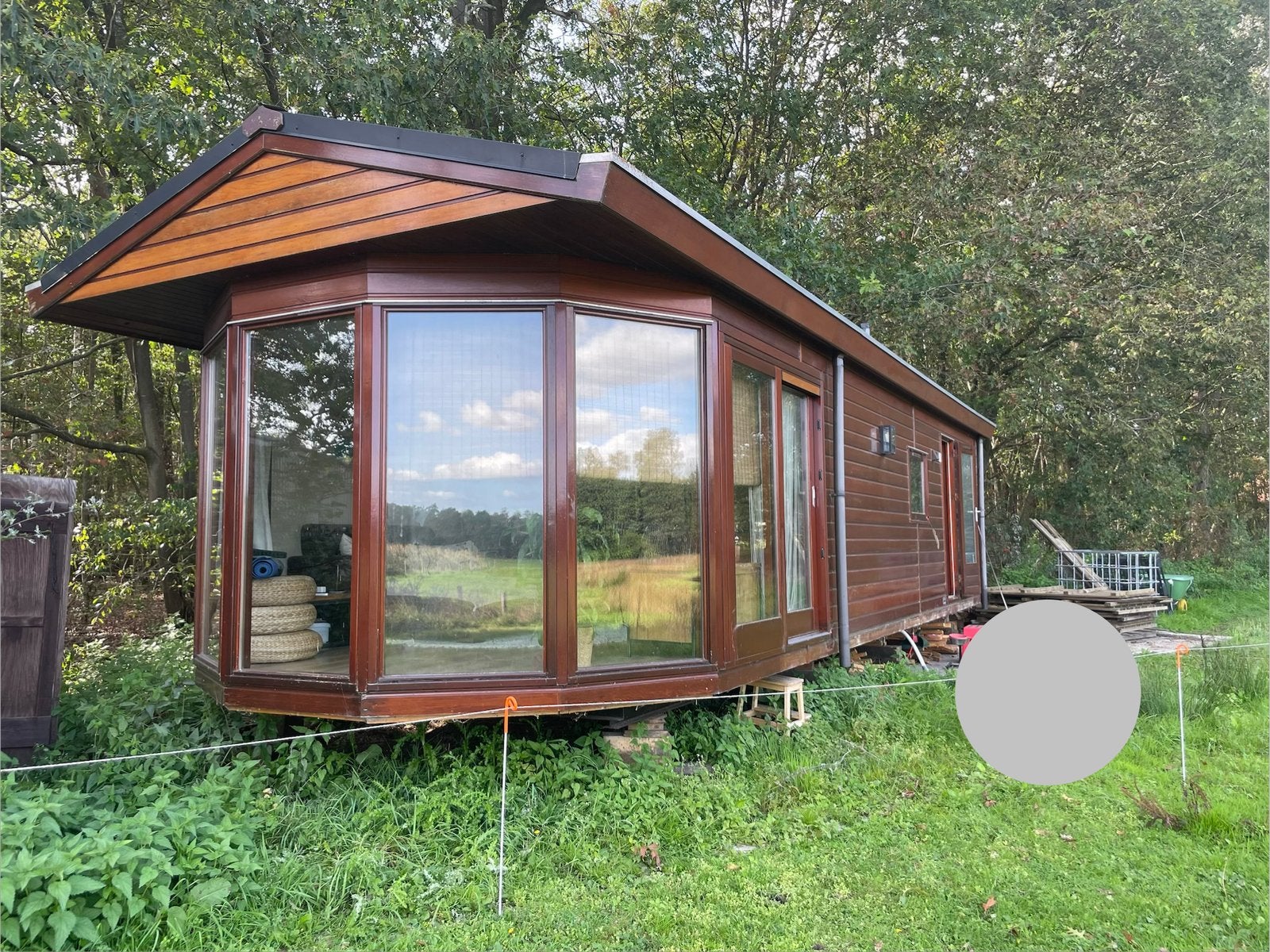 Winterhard chalet met prachtige erker - casco, Caravans en Kamperen