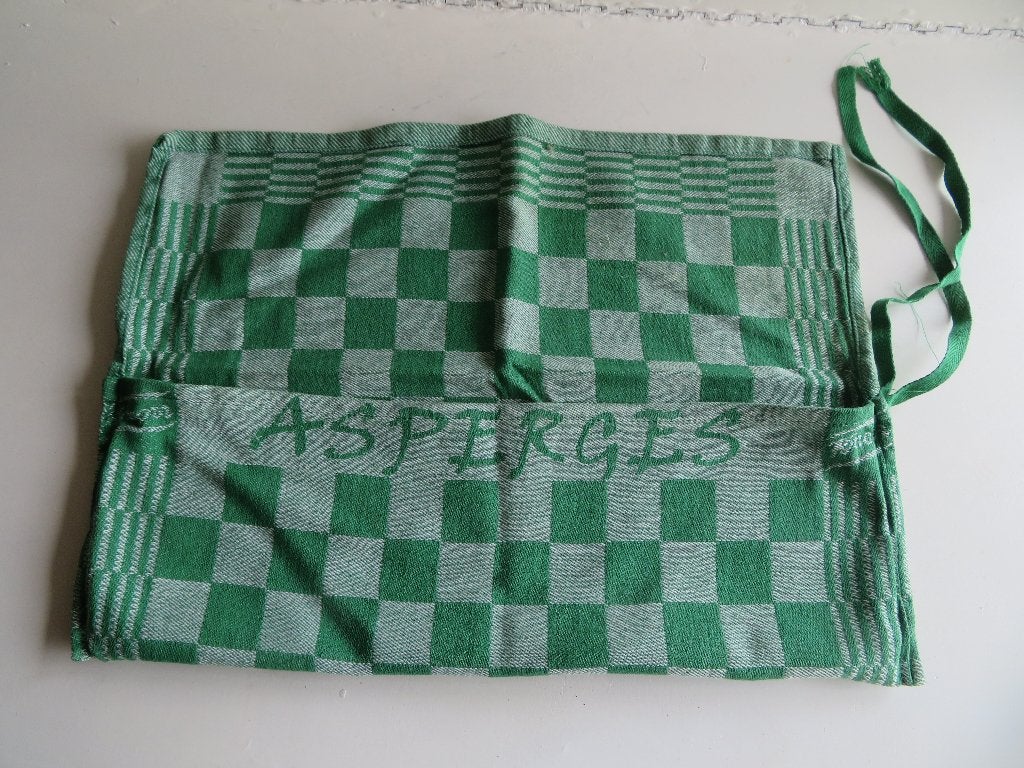 Knorr Asperge handdoek opberger met koord, Ophalen of Verzenden, Overige stijlen, Bord(en)