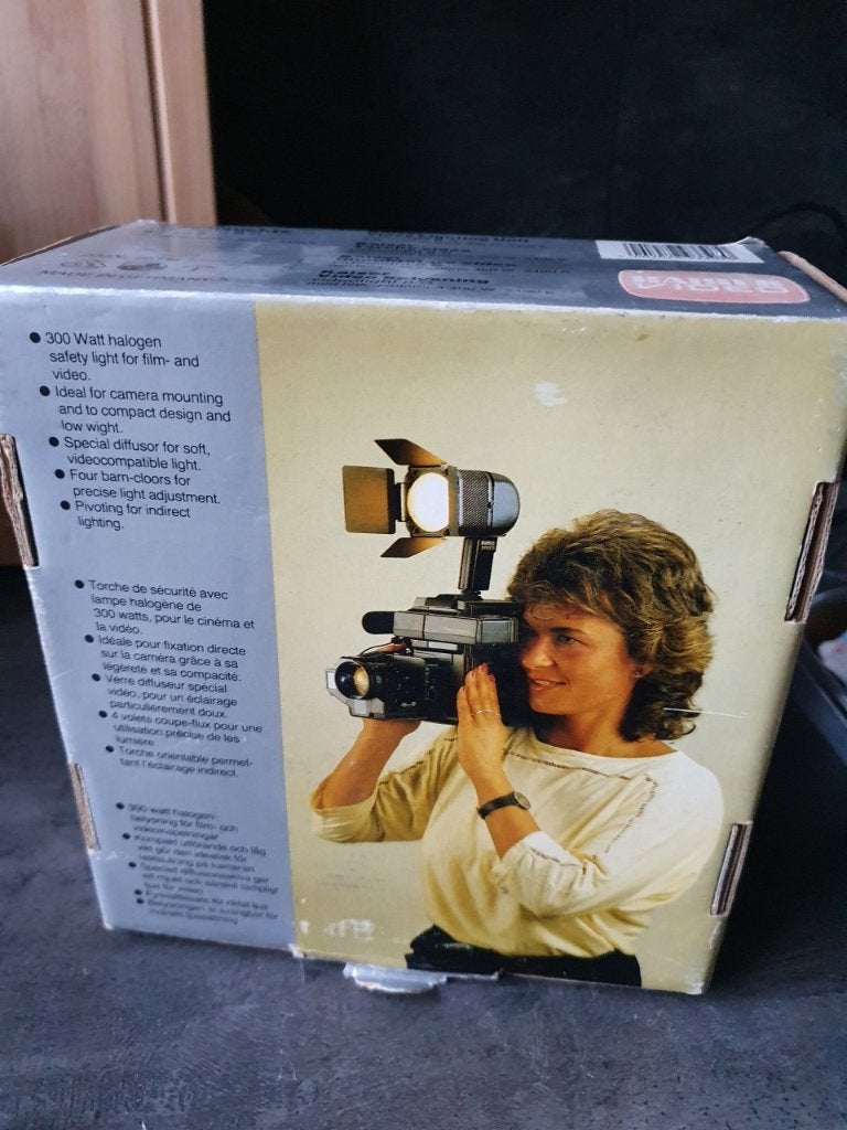 Kaiser Videolicht 8 - 300 Watt Halogeen Videolamp, Ophalen of Verzenden, Zo goed als nieuw, Kaiser, Dokalamp