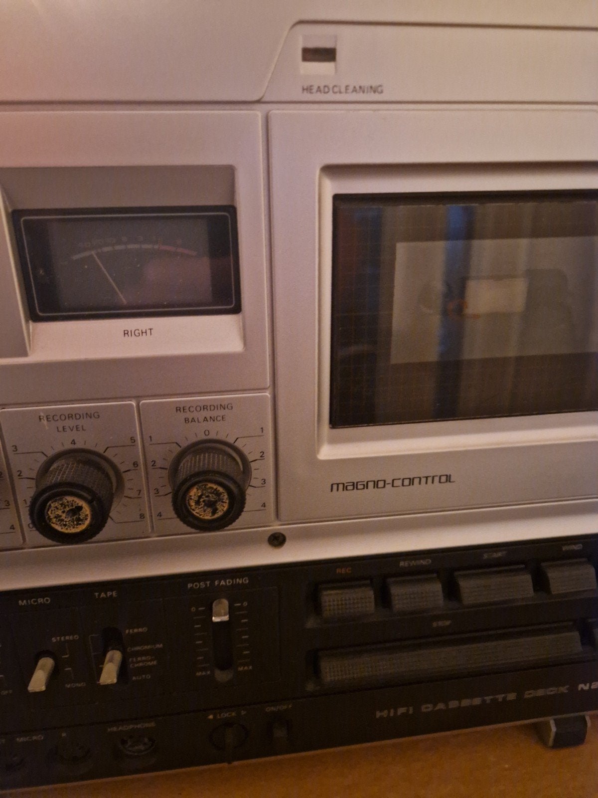Philips N2521 HIFI Cassettedeck - Vintage Audio, Ophalen of Verzenden, Enkel, Philips, Tape counter