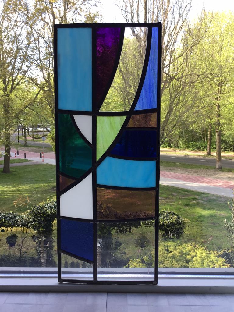 Glas inlood, Doe-het-zelf en Verbouw, Glas en Ramen, Ophalen of Verzenden, Zo goed als nieuw, Glasplaat, Minder dan 80 cm