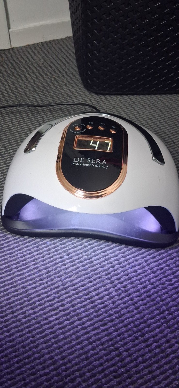 uv nagellamp lamp manicure, Witgoed en Apparatuur, Ophalen of Verzenden, Zo goed als nieuw, Hand- en Voetverzorging